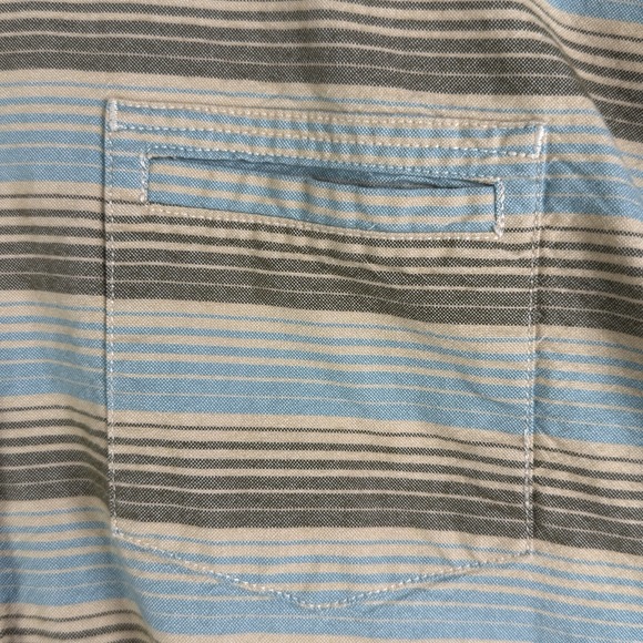 Howler Brothers Enfield Longsleeve Equator Striped Button Up Shirt Mens 2XL GUC - Picture 3 of 9